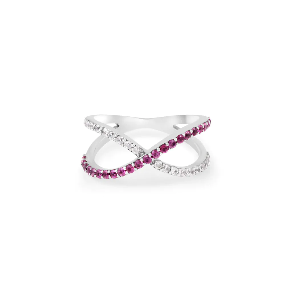 Elegant Infinity Gemstone Ring – A Timeless Symbol of Beauty